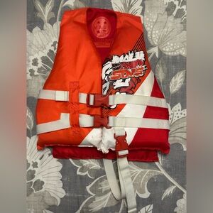 Maui and Sons Bright Red Child's Life Vest